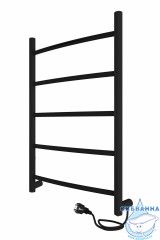 Полотенцесушитель электрический Indigo Arc П5 40х60 черный муар (с возможностью скрытого подключения, подключение R/L)
