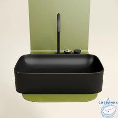  Раковина на столешницу 61 см Ceramicanova Element CN6053MB (черный матовый)