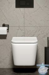 Унитаз подвесной безободковый TONI ARTI Noche TA-NE5335 с сиденьем Soft Close (микролифт)