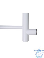 Полотенцесушитель водяной Санприз Аврора П5 60х40 (боковое подключение 50 см) (белый матовый)