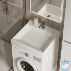 Раковина на стиральную машину Ceramicanova Quattro 60 CN0101