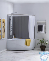 Акриловая ванна Aquanet Mayorca 150x100 L с каркасом