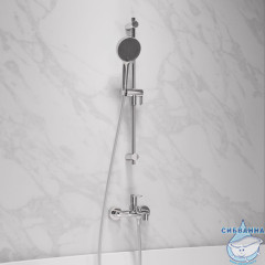 Лейка для душа, хром, Aiger, IDDIS, AIG4FC0i18