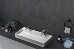 Раковина на столешницу 120 см ABBER Stein AS2642