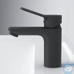 Смеситель для раковины AM.PM X-Joy F85A02122 (без донного клапана) (черный матовый)