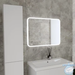 Тумба Viant София 60П с раковиной Como 60 белый