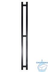 Полотенцесушитель электрический Санприз Дуэт 11х120  (черный матовый) (подключение универсальное)