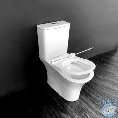 Унитаз напольный Ceramalux 1217-P с бачком и сиденьем Soft Close (микролифт)