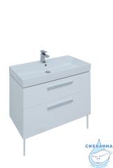 Тумба под раковину Aquanet Nova 90 242276 белый глянец