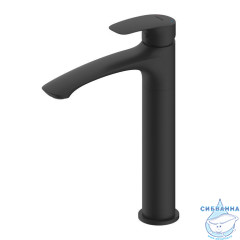 Смеситель для настольного  умывальника, черный матовый, Rora, Milardo, RORBL01M01