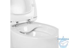 Унитаз подвесной безободковый Aquatek Альтаир AQ1980-00 с сиденьем Soft Close (микролифт)