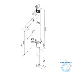Смеситель для раковины Iddis Duna DUNMG01i01 (без донного клапана) (золото матовое)