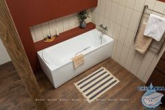 Акриловая ванна Aquanet Roma 150x70 с каркасом