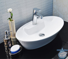 Раковина на столешницу 61 см CeramaLux N 9398