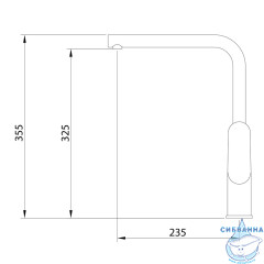 Смеситель для кухни Clever Vogue Elegance 61396 (хром)