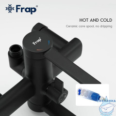 Душевая система Gappo F2467-6 230 1 режим (черный матовый)