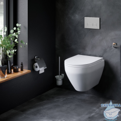 Унитаз подвесной AM.PM Spirit V2.0 FlashClean C701700MWSC с сиденьем Soft Close (микролифт)