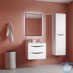 Зеркало Iddis Cloud 60 см, черный CLX60T0i98