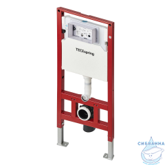 Инсталляция для унитазов Tece TECEspring S401101 с панелью смыва (хром глянцевый)