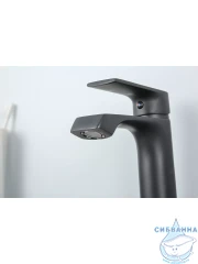 Смеситель для раковины Frap F1071-6 (черный матовый)