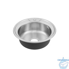 Мойка, нержавеющая cталь, сатин, D510, Basic, IDDIS, BAS51S1i77