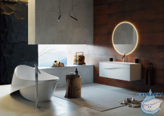 Зеркало 100 см Aqwella Clarberg Circle CIR0210