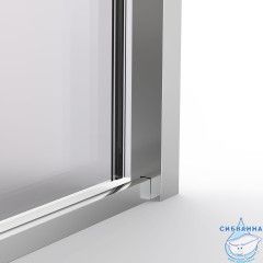 Дверь в нишу Vincea Stella 120 профиль хром, стекло прозрачное VDS-1ST120CL