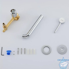 Встраиваемый смеситель для раковины Gappo G1206 (хром)