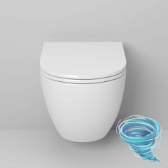 Инсталляция Loranto 4501 с кнопкой смыва Loranto 7313 черный матовый,  в комплекте с унитазом Grossman GR-4455SQ c сиденьем Soft close (микролифт) 