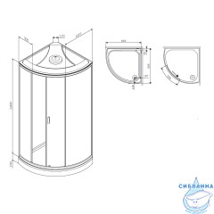 Душевая кабина AM.PM X-Joy 90х90 W88C-301-090WT64