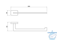Полотенцедержатель Aquatek Либра AQ4319CR
