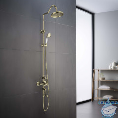 Душевая система Aquatek Классик AQ2543PG (полированное золото)