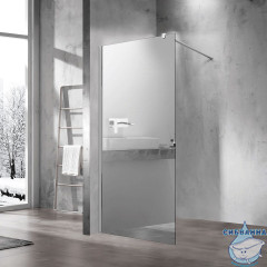 Душевое ограждение Vincea Walk-In 100 см профиль хром, стекло зеркальное VSW-1H100MR