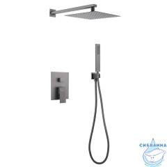 Душевая система Abber Daheim 250 1 режим AF8219NG (никель)