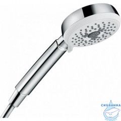 Ручной душ Hansgrohe Crometta 3 режима 26823400 (хром/белый)