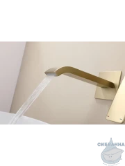 Смеситель для раковины встраиваемый Raglo R02.11.03 (сатин золотой)