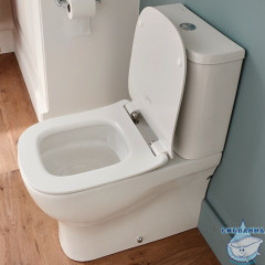 Унитаз напольный безободковый Jacob Delafon Struktura UJI102-00 с бачком и сиденьем Soft Close (микролифт)