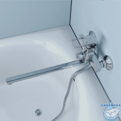 Смеситель для ванны Iddis Bild BILSB00i10WA (хром)