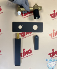 Смеситель для раковины встраиваемый Timo Anni 2771/03SM (черный матовый)