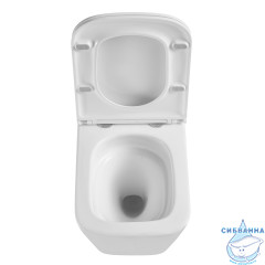 Унитаз подвесной безободковый Lemark Florex 9614001 с сиденьем быстросъемным Soft Close (микролифт)