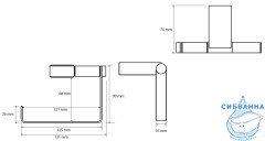 Держатель для туалетной бумаги Bemeta Via 135012222