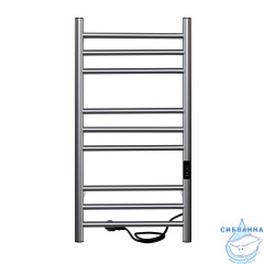 Полотенцесушитель электрический Indigo Line Trinity П9 (с таймером) 40х80 графит (с возможностью скрытого подключения, подключение R/L)