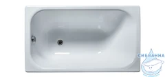 Чугунная ванна Универсал Каприз 120х70 с ножками