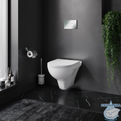 Инсталляция AM.PM с кнопкой смыва в комплекте с унитазом AM.PM  Gem FlashClean c сиденьем Soft close (микролифт) IS70151.901700