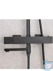 Душевая система Frap F24007-6 300 1 режим (черный)