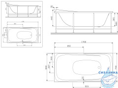 Панель боковая Am.Pm Sensation 75