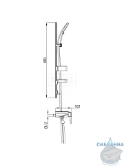 Смеситель для ванны с душевым гарнитуром Gappo G3296-26 (черный матовый)