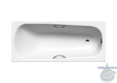 Стальная ванна Kaldewei Saniform Plus Star 336 170x75 standard с отверстиями для ручек и ножками