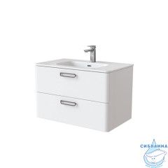 Тумба с умывальником, подвесная, 80 см, белая, Brick, IDDIS, BRI80W0i95K