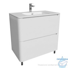 Тумба напольная, белая, 80 см, Edifice, IDDIS, EDI80WFi95. Подходит ум. 0108000i28